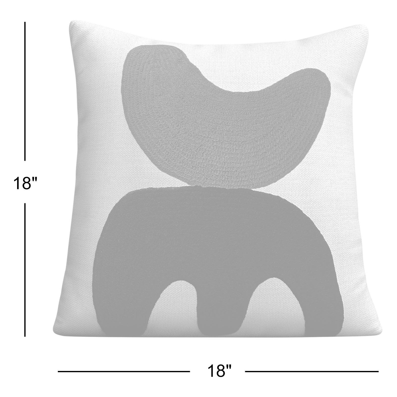 Jason Wu Adobe Pillow Cover & Insert, 22" x 22", Down Fill