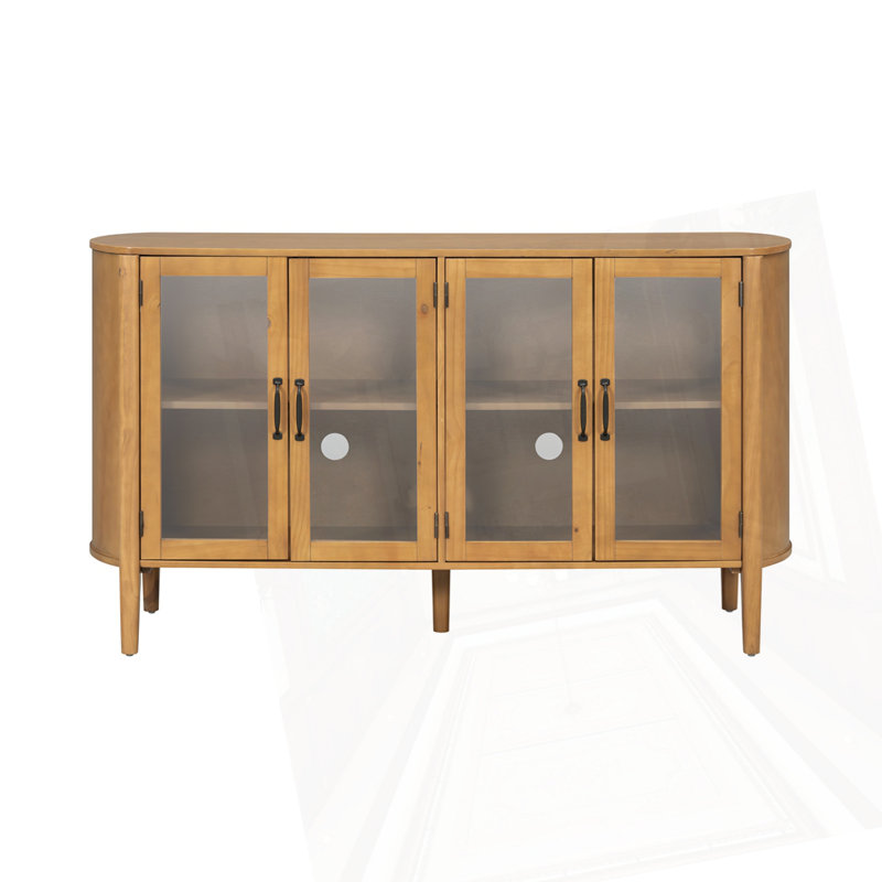 Armoire de rangement avec 4 portes, Blanc