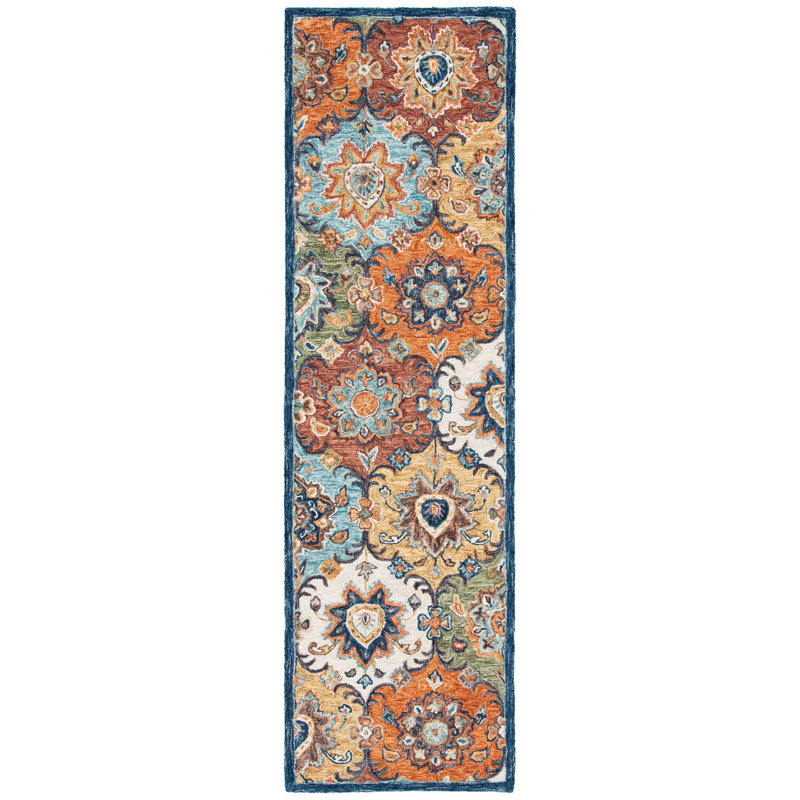 Calders Hand Tufted Wool Oriental Rug, Runner 2'3" x 8'