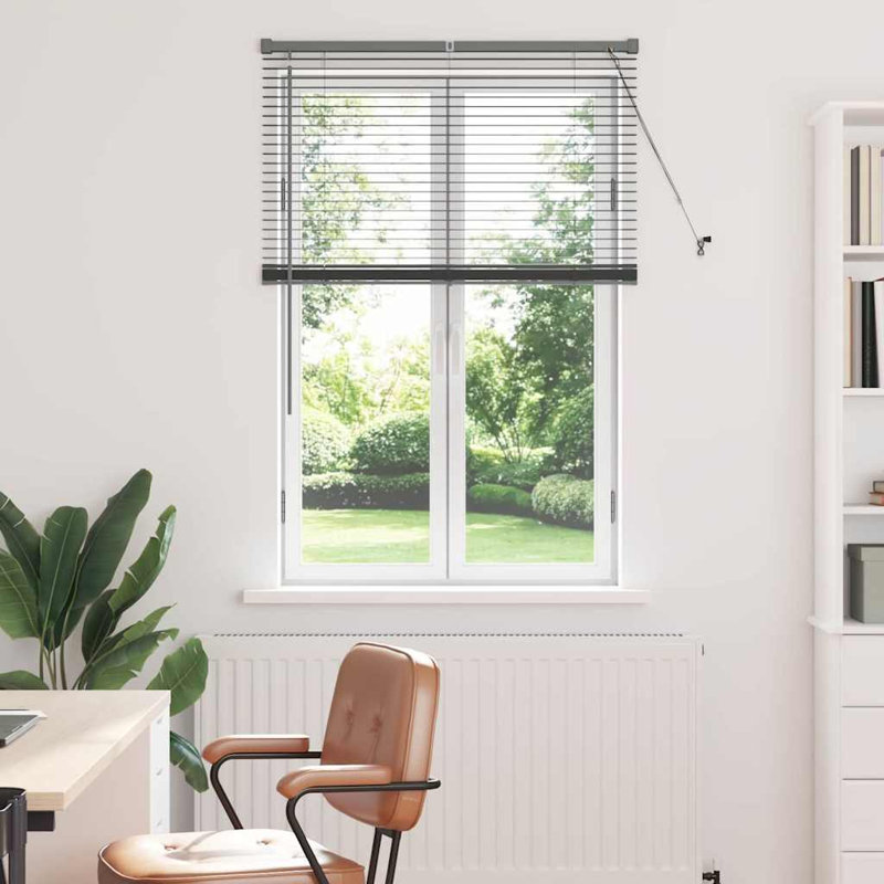 Venetian Blind, 130cm L x 85cm W, Dark Gray