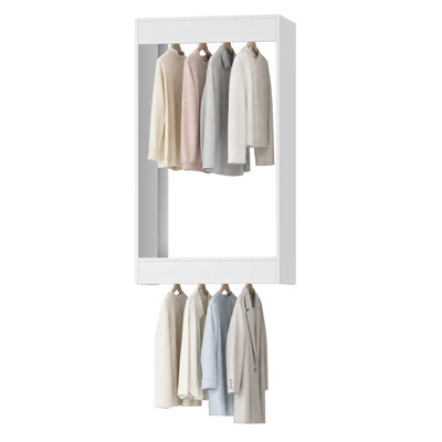 31.5" W Modular Closet System Double Hanging Unit