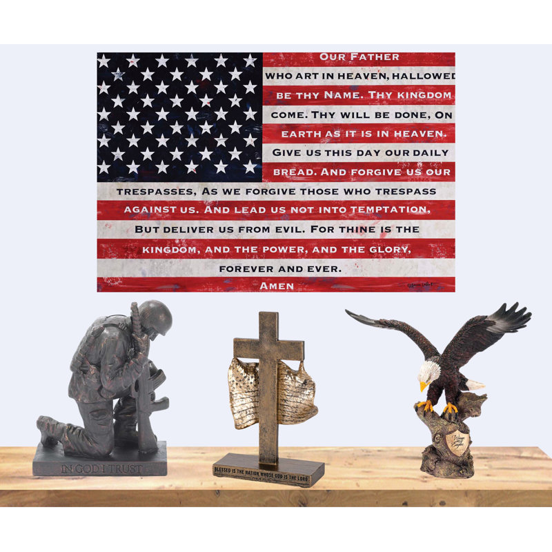 Wall Plaque Lords Prayer Flag