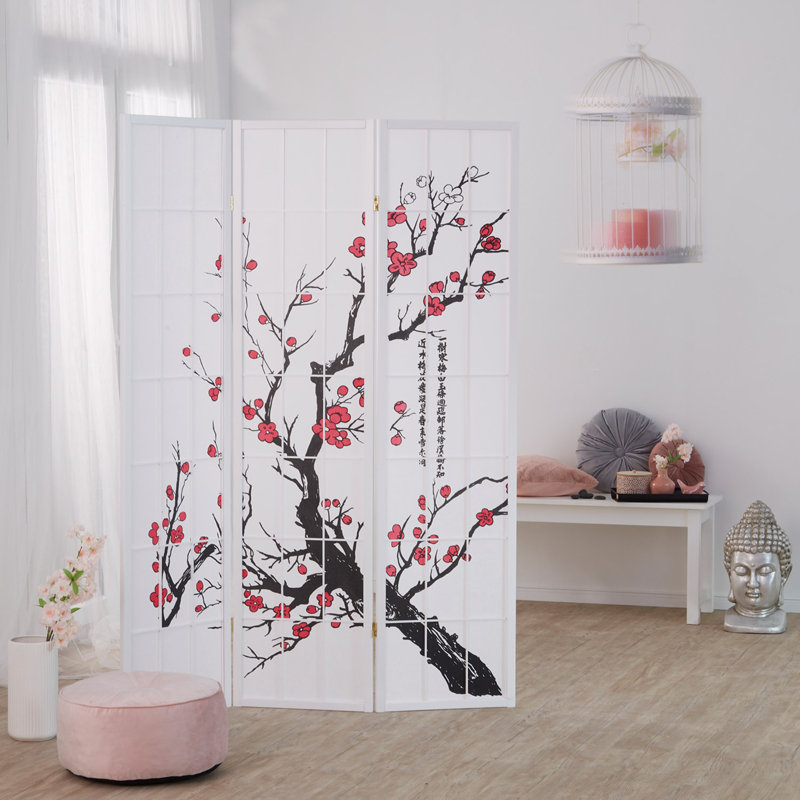 Madison Wood Room Divider, 3 panels