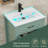 Manrique 24" Modern Single Bathroom Vanity with Ceramic Sink Top, Faucet, Eco-friendly Hand Paint-430885506