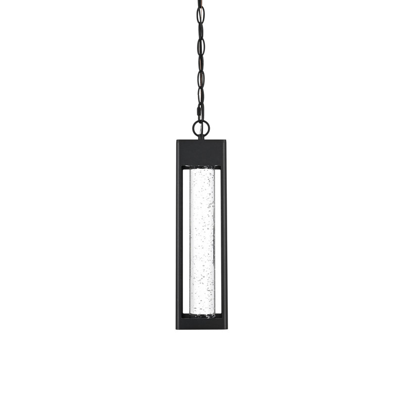 Luminaire suspendu d'extérieur à DEL Olyssa, H 15 po x l 4 po x P 4 po