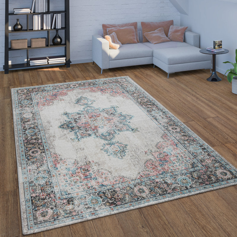 Oriental Indoor Rug, Rectangle 3'11" x 5'7"