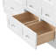 72" Freestanding Bathroom Vanity with Ceramic Sink, Soft-Close Drawers and Doors