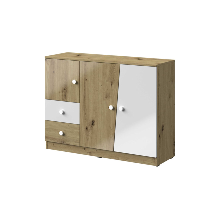 Nantes 120cm Sideboard, White High Gloss