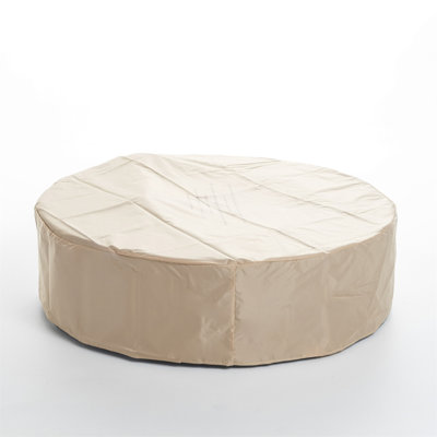Lightweight Concrete Outdoor Circular Fire Pit, 50,000 BTU (Tank Cover Not Included)