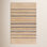 Naper Beige Gray Blue Flatweave Striped Jute Rug