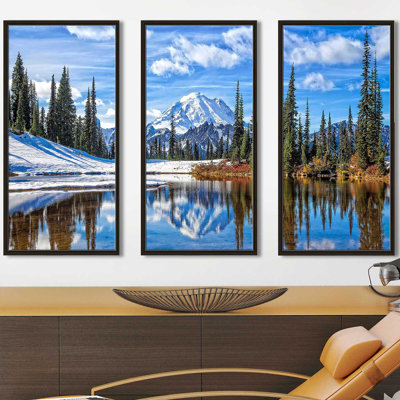 " Mt. Rainier Vista " by Michael Broom 3 - Pieces