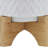 5" Planter W/ Stand, White