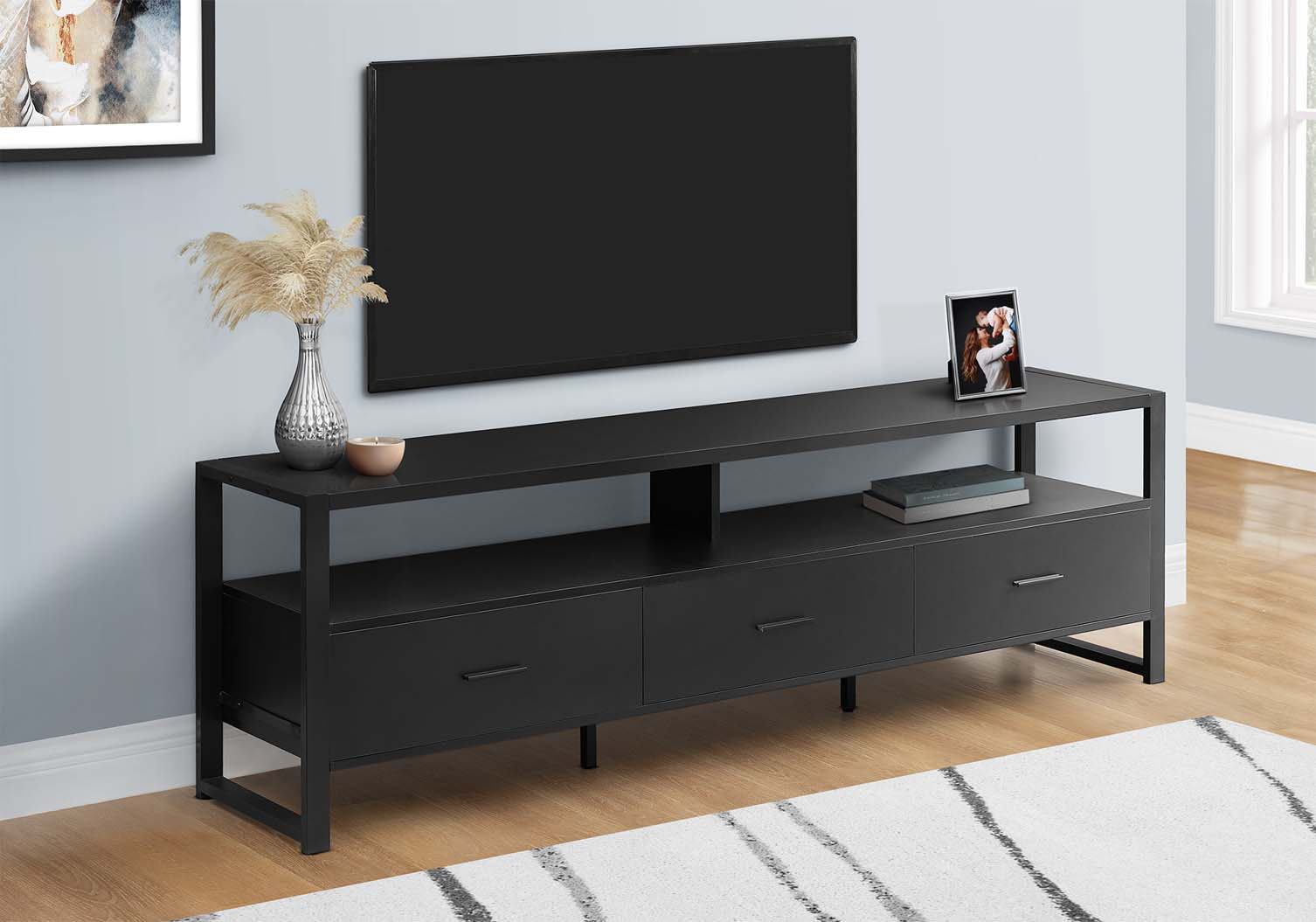 Ivy Bronx Tv Stand, 72 Inch, Media Entertainment Center, Storage ...