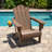 Kahn Folding Adirondack Chair with Cup Holder-903659687