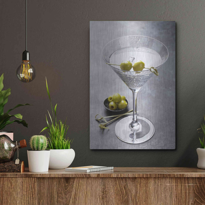 «Dirty Martini» par Luxe Metal Portfolio, H 16 po x l 12 po