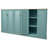 Farmhouse Sideboard Buffet Cabinet with 6 Shutter Doors for Kitchen and Living Room-1741636869