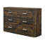 Commode double 6 tiroirs Dayleon