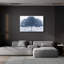 «Peaceful Grove Navy» par James Wiens, art mural en verre acrylique-98709117