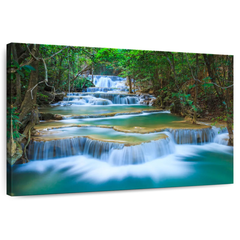 La cascade d'Erawan de Kerrick Kanchanaburi, H 26 po x l 39 po