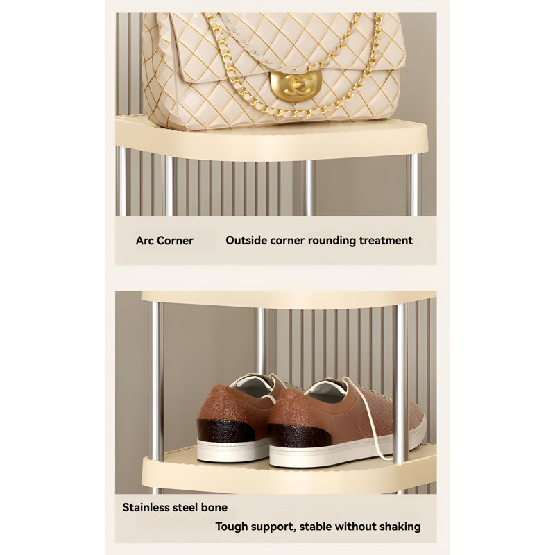 Small Narrow Shoe Cabinet, Simple Multi-Layer Shoe Storage