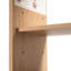 Meuble-lavabo rustique de 15,95 po avec lavabo réversible en résine, tablette réglable, porte à ouverture facile, fermeture en douceur, finition grain de bois pour meuble de rénovation à petite échelle