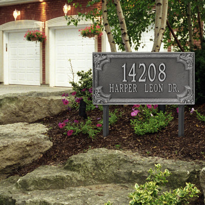 Signature Series 2-Line Lawn Address Sign