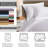 Standard Cotton 530 Thread Count Solid Duvet Cover Set with Pillow Shams-79730950-79730955