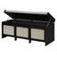Banc de rangement rétro avec coussin capitonné-685790628-685790630