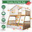 Lits superposés avec lits gigognes en bois Treehouse-266048373