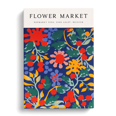 XMKTMKT-115 Belgium Flower Market Exhibition No.2 - Wrapped Canvas Print