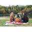 Highlander Deluxe Picnic Wicker Basket with Outdoor Dining Set