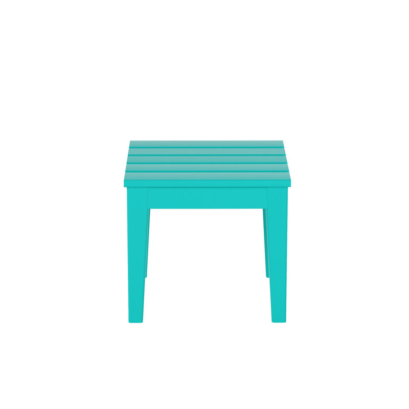 Table d'appoint en plastique Joubert, Turquoise