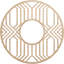 Médaillon de plafond 22 po x 22 po x P 8 po x P 1/4 po-63411733-63411749