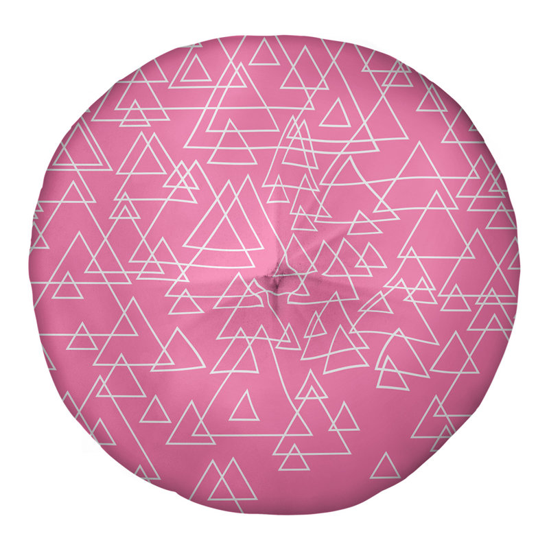 Coussin de sol Katelyn Elizabeth, 30 po x 30 po, Rose