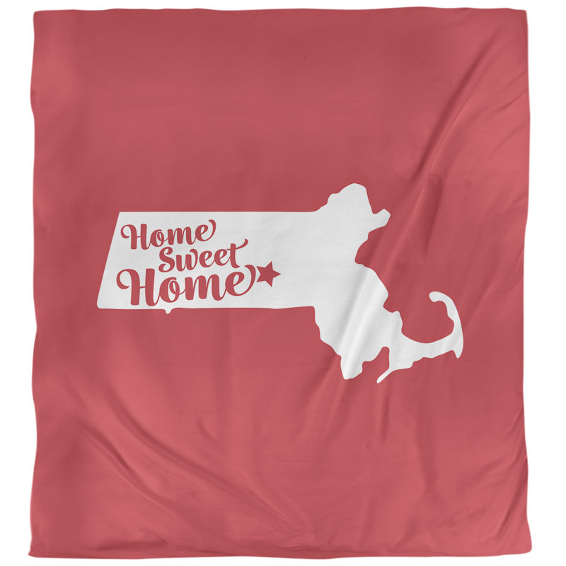 Housse de couette simple doux worcester home, Housse de couette pour très grand lit, Rouge, Microfibre
