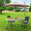 Analeiah Rectangular Outdoor Camping Table - 180 cm W 73 cm D
