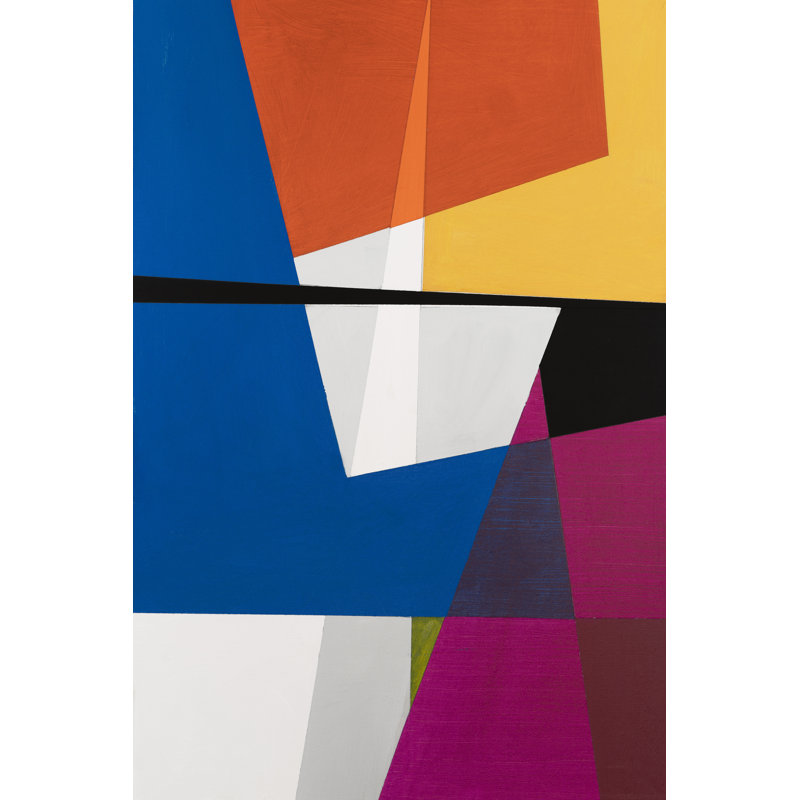 Modular V - Wrapped Canvas Print, 30cm H x 20cm W