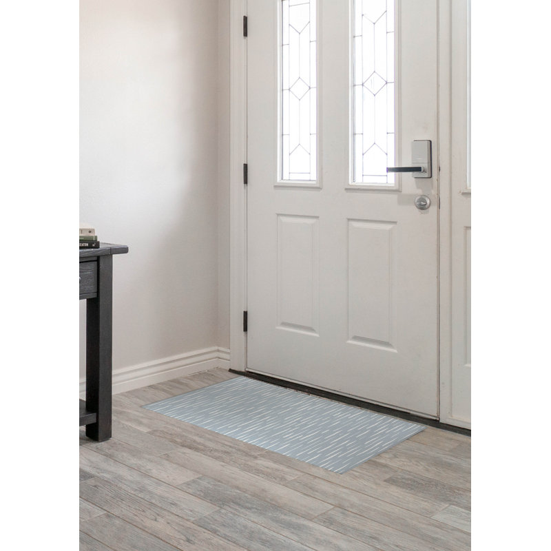 Paillasson Schoodic, L 60 po x L 84 po, Bleu ardoise