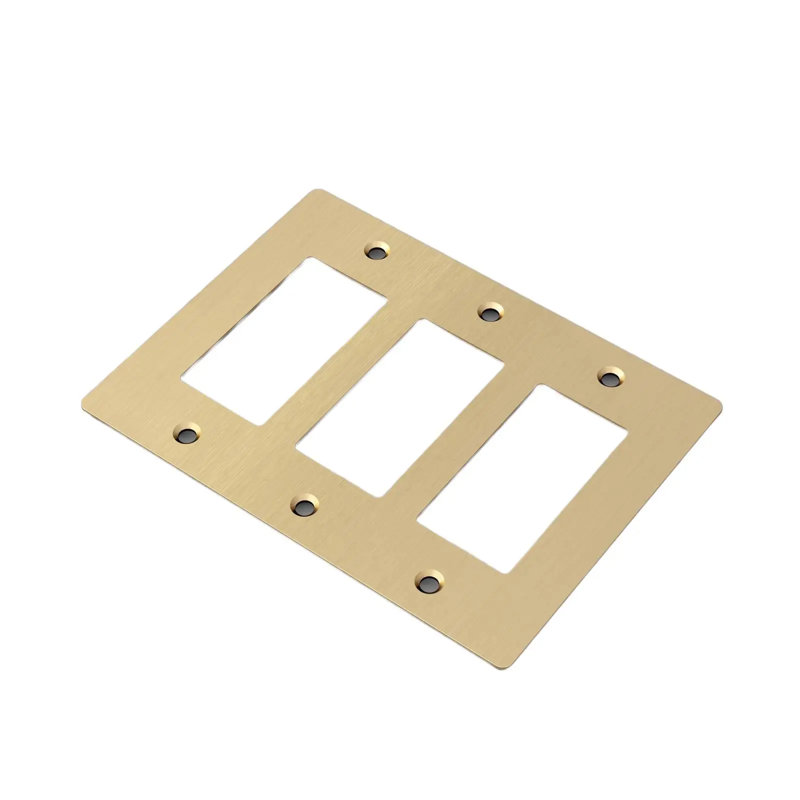 3G Plate / Non-Logo, Brass
