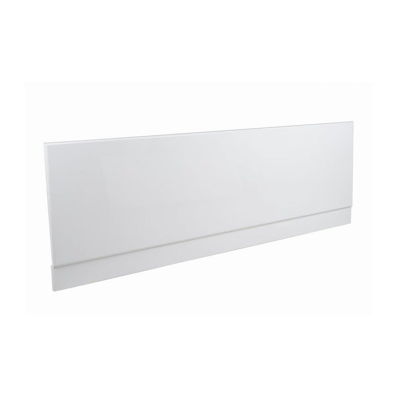 Bathroom MDF Wooden Bath Front Panel 1800mm, Gloss White