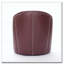 Fauteuil d'appoint pivotant en cuir-1613384873