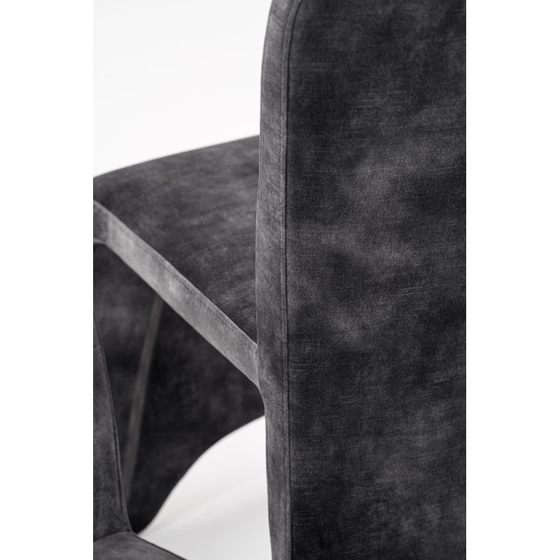 Zykiah 18.7'' H Velvet Upholstered Side Chair, Grey