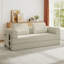 Canapé-lit convertible avec coussin cylindrique et structure de forme fixe-912767254