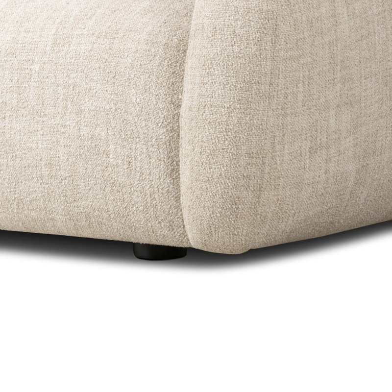 Channing Sofa, Yuma Cream 96% Polyester/4% Acrylic