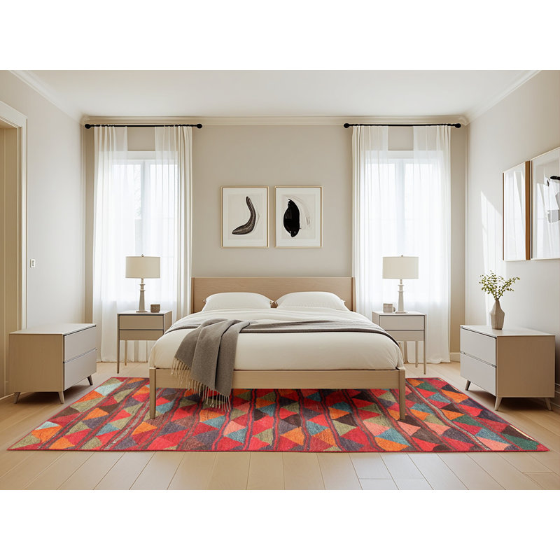Southwestern Indoor Rug, Rectangle 5' x 8'