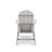 Dark Gray Adirondack Chair – Premium Hdpe Poly Lumber For Pool, Patio, and Garden Elegance-836505572