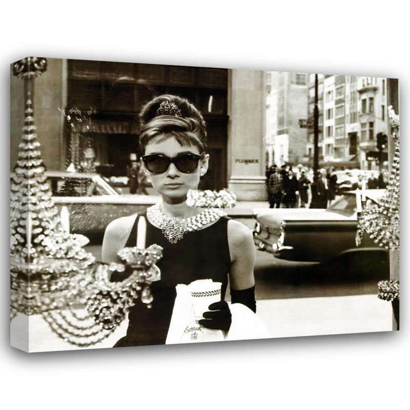 Audrey Hepburn - Window, 19" H x 24" W