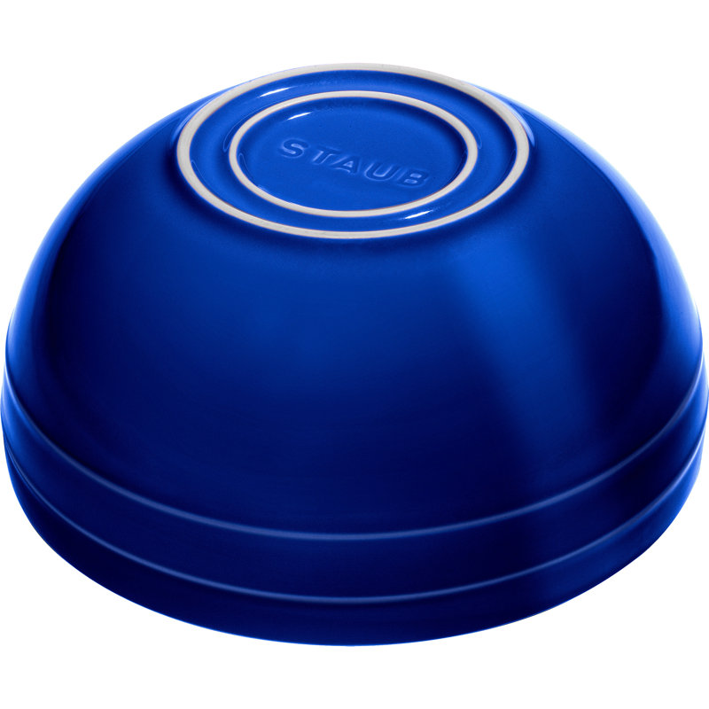 Staub Ceramic 2-Piece Nested Mixing Bowl Set, Dark Blue