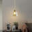 1-light Brass Pedant Light Vintage Pedant Lighting Kitchen Island Living Room