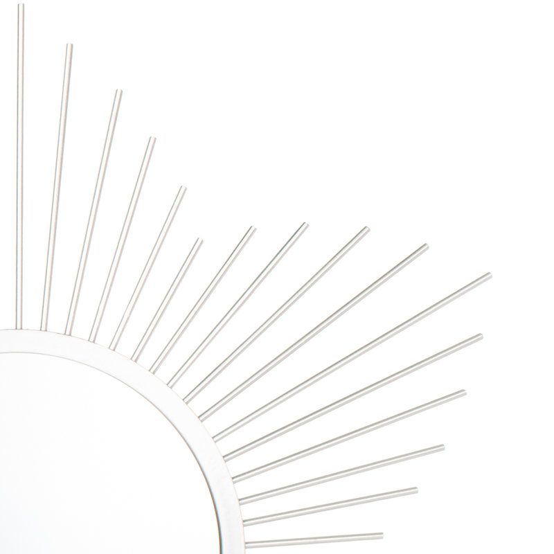 Berrier Metal Flat Wall Mirror